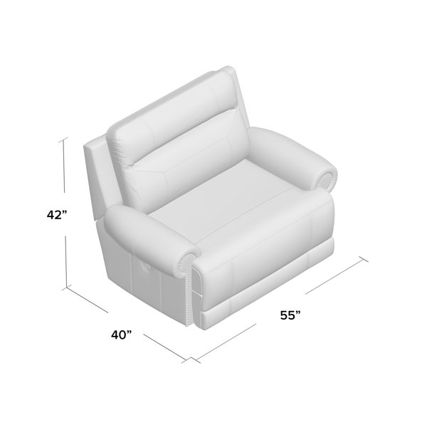 Red Barrel Studio® Sanner 55'' Wide Standard Recliner & Reviews Wayfair